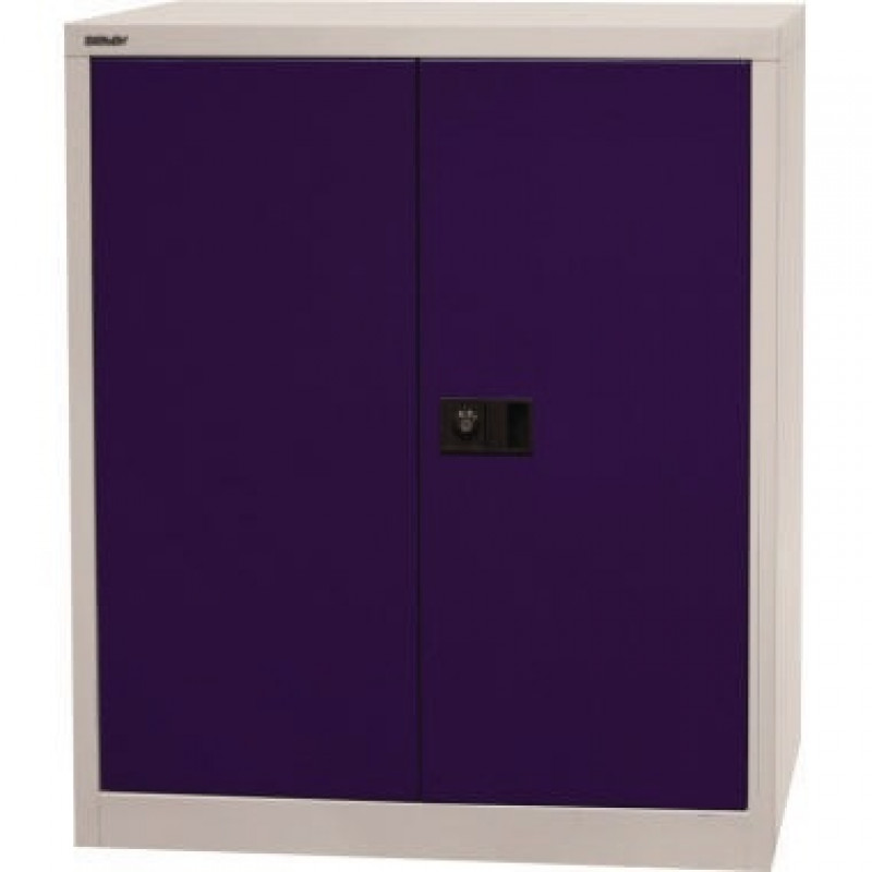 Bisley Flügeltürenschrank Universal E402A01505 2OH lichtgrau/blau Bisley Flügeltürenschrank Universal E402A01505 2OH lichtgrau/blau