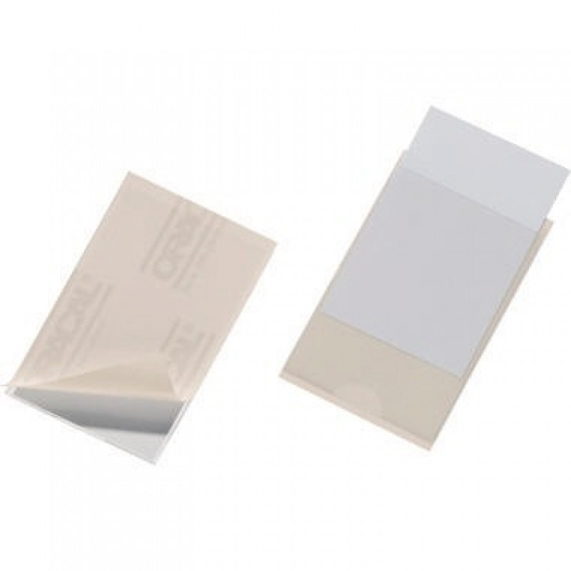 DURABLE Selbstklebetasche Pocketfix 837919 93x62mm sk tr 100 St./Pack. DURABLE Selbstklebetasche Pocketfix 837919 93x62mm sk tr 100 St./Pack.