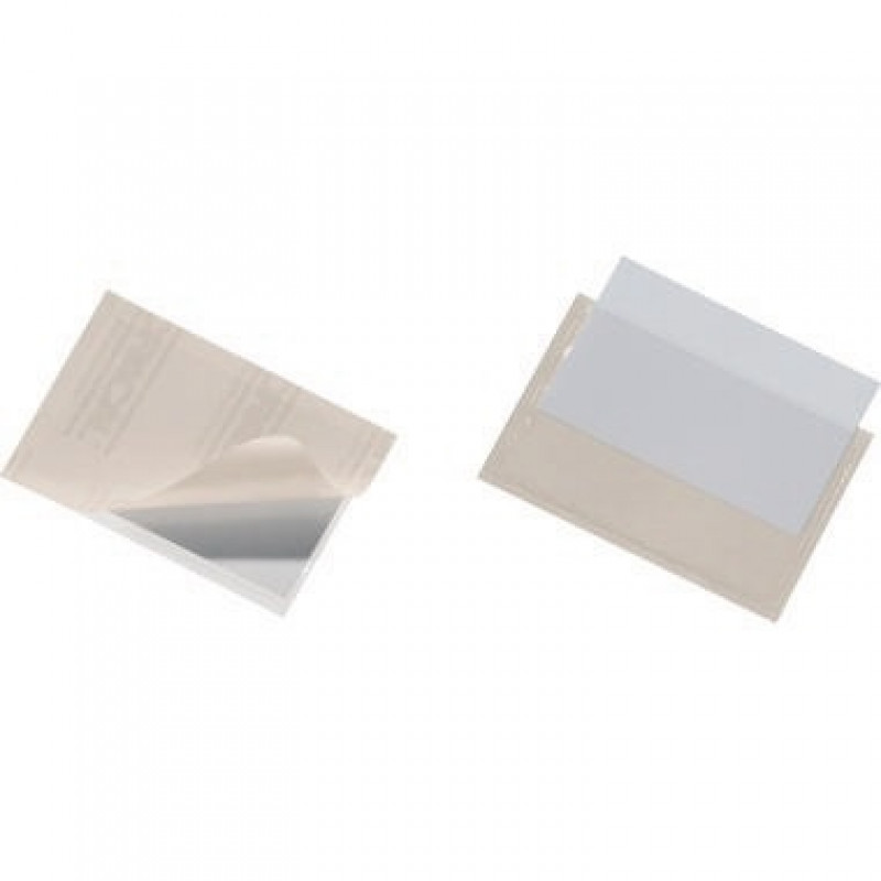 DURABLE Selbstklebetasche Pocketfix 829319 57x90mm sk tr 100 St./Pack. DURABLE Selbstklebetasche Pocketfix 829319 57x90mm sk tr 100 St./Pack.