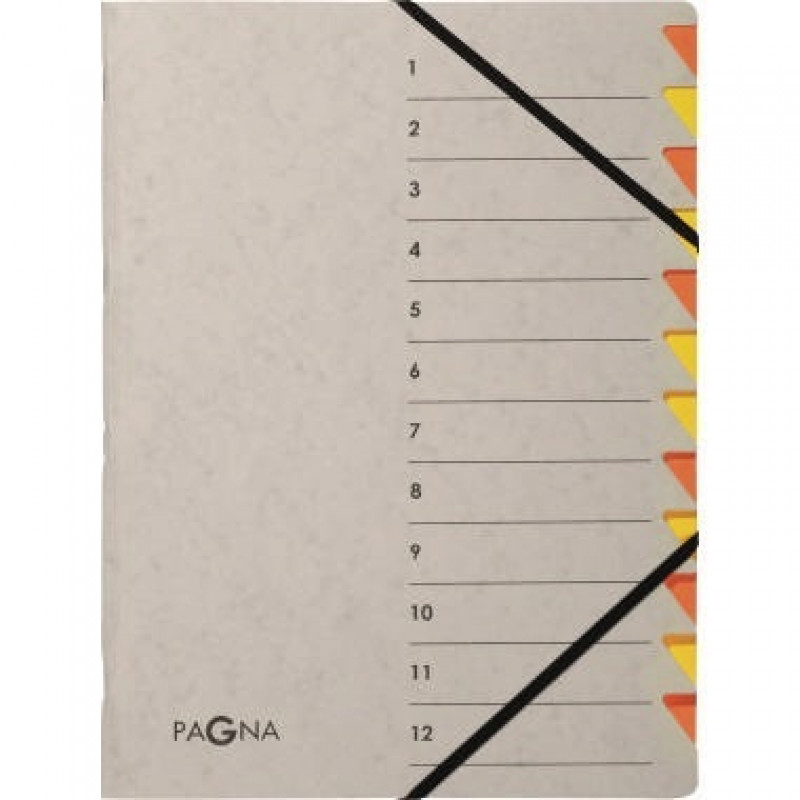 Pagna Ordnungsmappe Easy Grey 44312-12 12 Fächer orange Pagna Ordnungsmappe Easy Grey 44312-12 12 Fächer orange