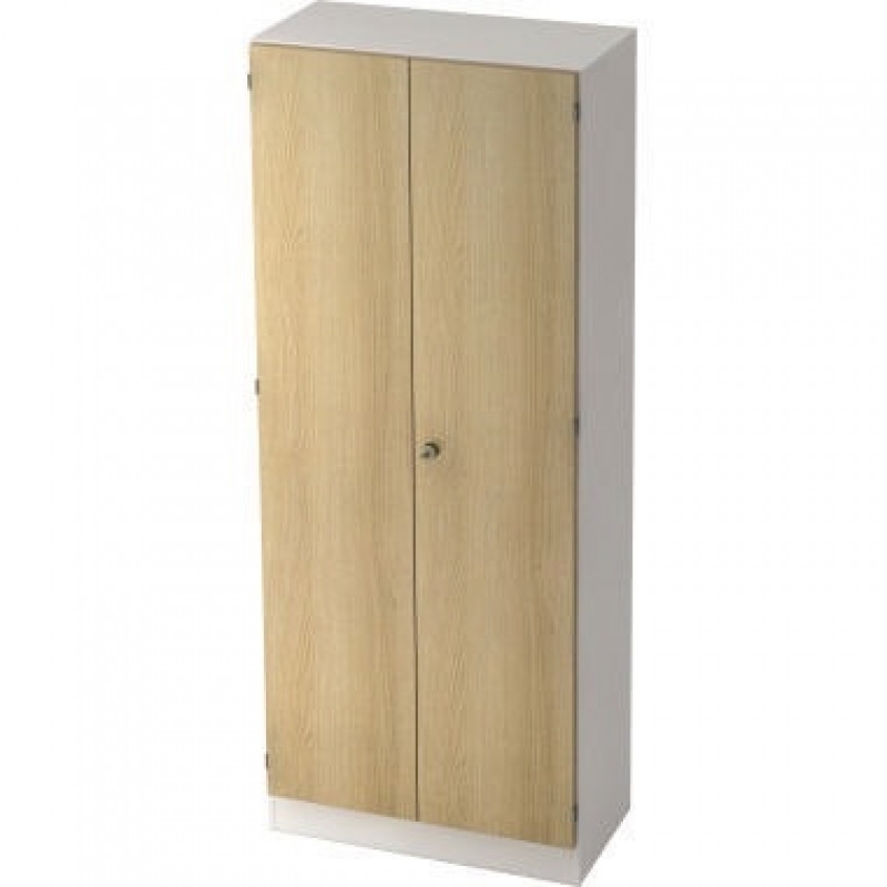 Hammerbacher Garderobenschrank V6200/W/E/SG 5OH weiß/eiche Hammerbacher Garderobenschrank V6200/W/E/SG 5OH weiß/eiche