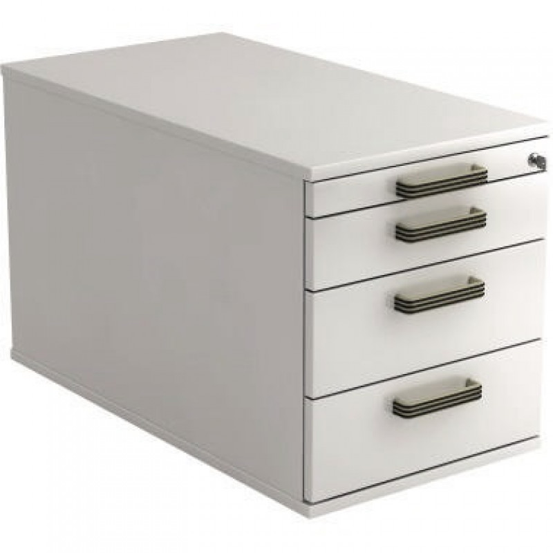 Hammerbacher Rollcontainer Solid VTC30 SG-Griff weiß Hammerbacher Rollcontainer Solid VTC30 SG-Griff weiß