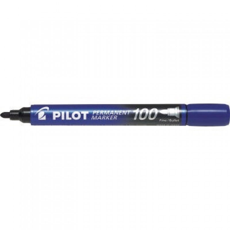 PILOT Permanentmarker SCA-100-L 4010003 1mm Rundspitze blau PILOT Permanentmarker SCA-100-L 4010003 1mm Rundspitze blau