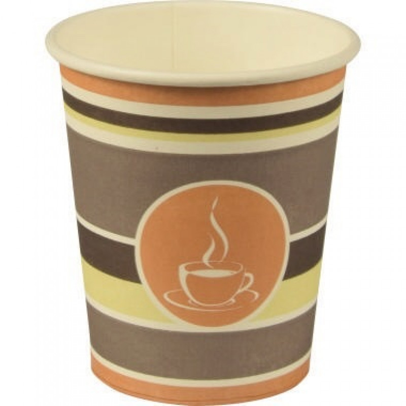 PAPSTAR Trinkbecher Coffee To Go 90128 0,2l braun 50 St./Pack. PAPSTAR Trinkbecher Coffee To Go 90128 0,2l braun 50 St./Pack.