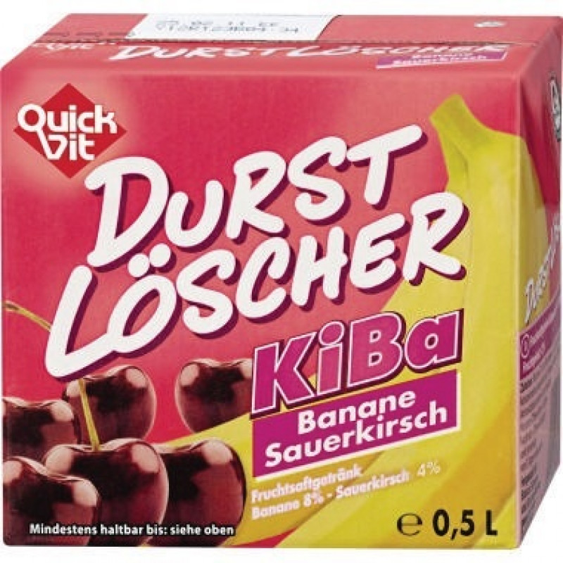 QuickVit Getränk Kiba 686517 TetraPak 0,5l 12 St./Pack.