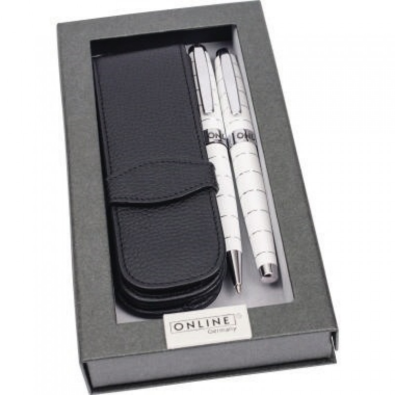 ONLINE Schreibgeräteset 38266 FH/KS/Etui Lined White ONLINE Schreibgeräteset 38266 FH/KS/Etui Lined White