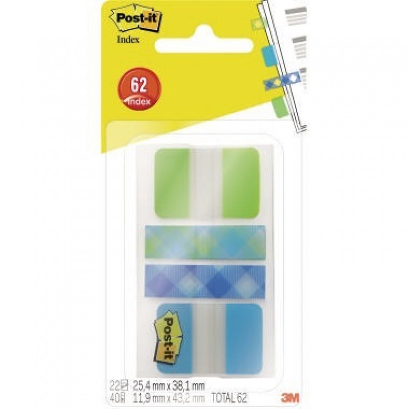 Post-it® Haftnotiz Index Strong und Mini Post-it Index f.sort. 44Bl./Pa Post-it® Haftnotiz Index Strong und Mini Post-it Index f.sort. 44Bl./Pa