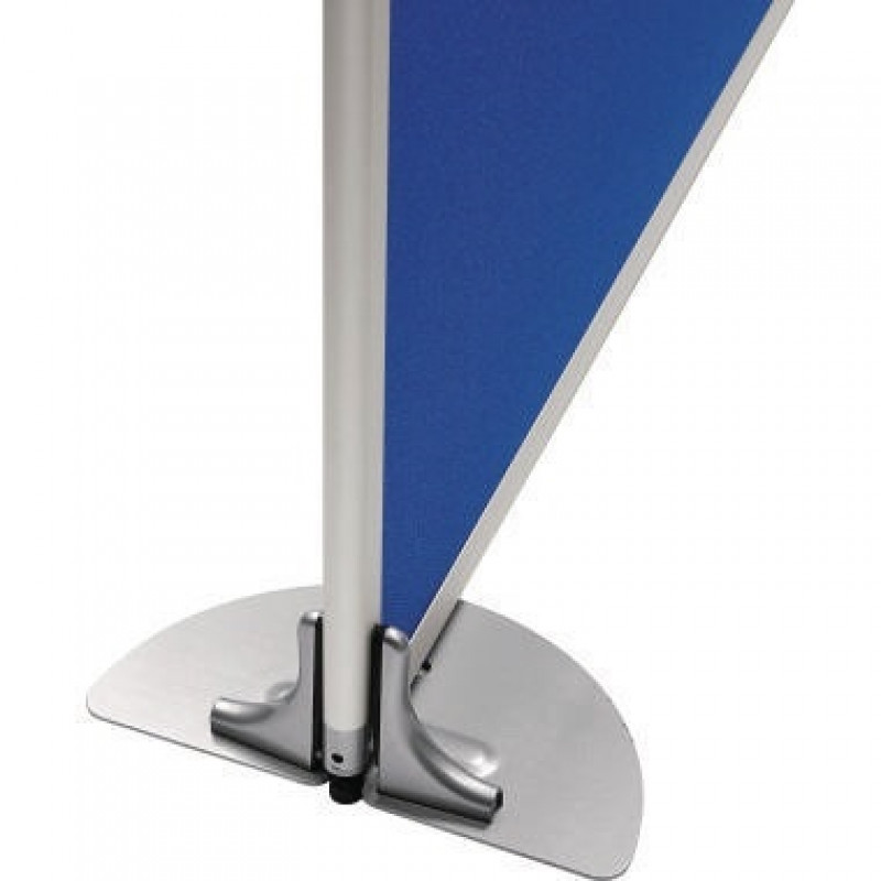 Tischtrennwand stoffbespannt 800mm blau Tischtrennwand stoffbespannt 800mm blau