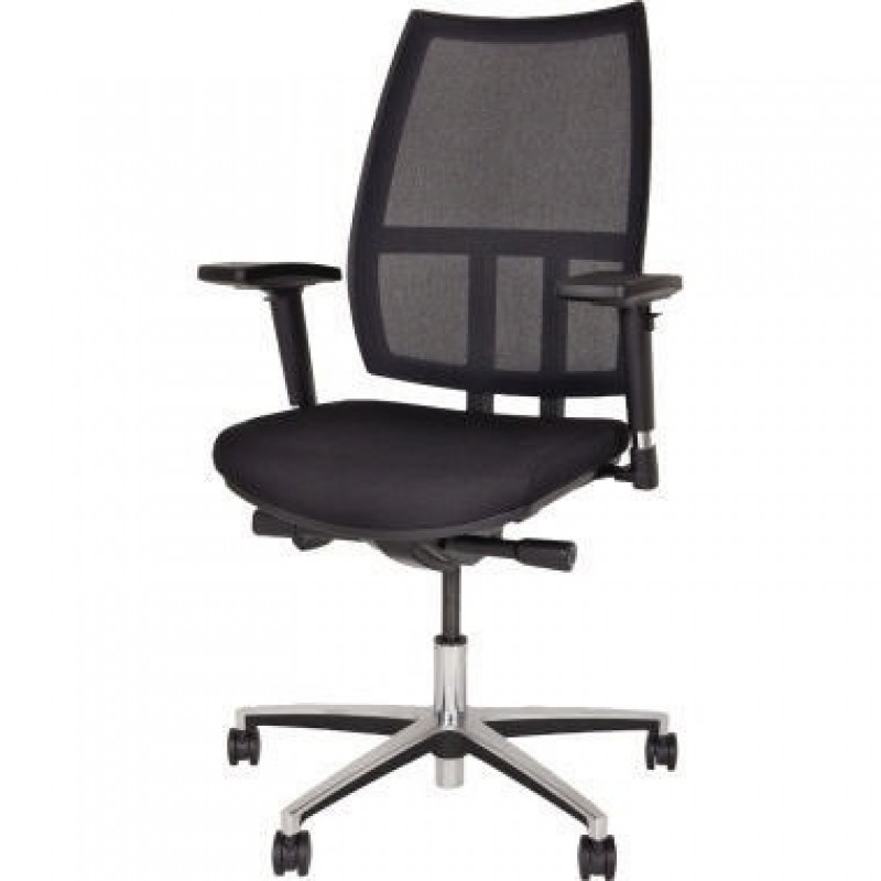 Bisley Bürodrehstuhl Maxime DSM733 Netz Aluminiumfußkreuz schwarz Bisley Bürodrehstuhl Maxime DSM733 Netz Aluminiumfußkreuz schwarz