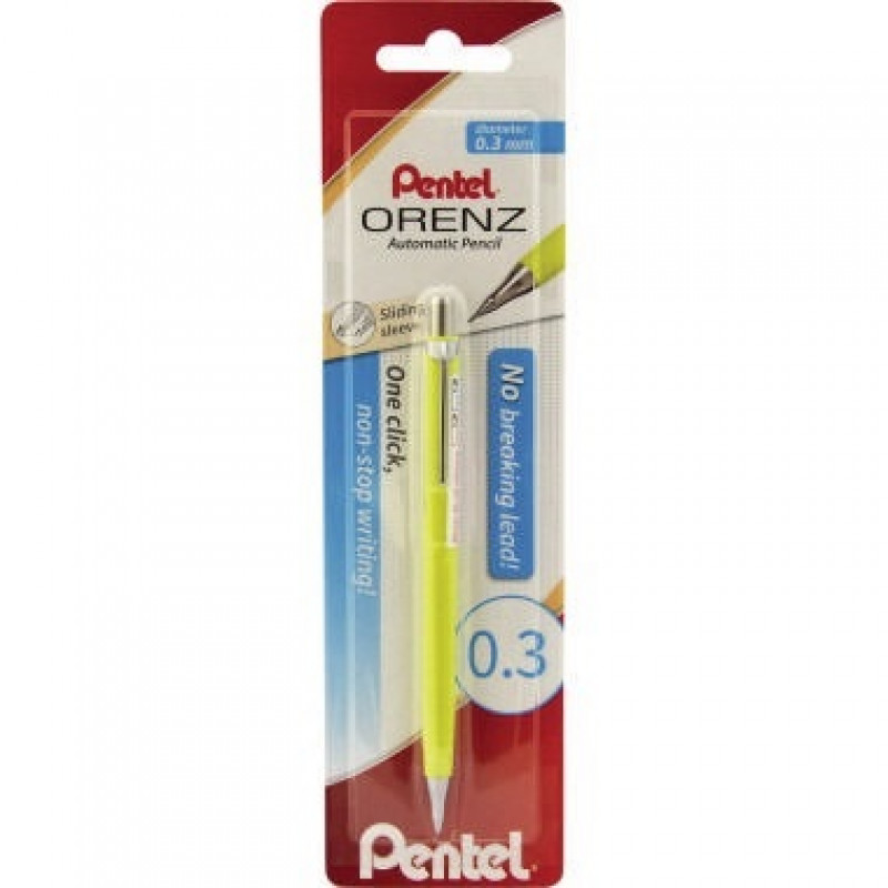 Pentel Druckbleistfit ORENZ XPP503/1-G 0,3mm B gelb Pentel Druckbleistfit ORENZ XPP503/1-G 0,3mm B gelb