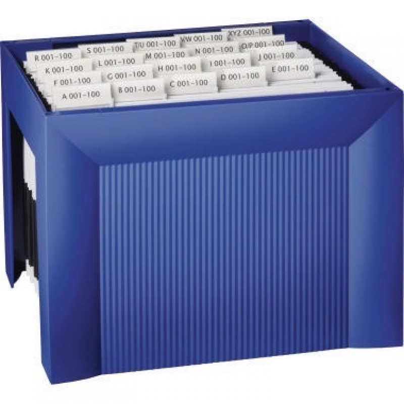 HAN Hängebox KARAT 1905-14 DIN A4 für 35Mappen blau HAN Hängebox KARAT 1905-14 DIN A4 für 35Mappen blau