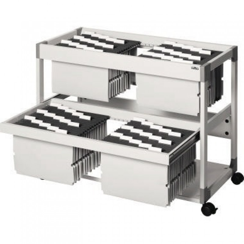 DURABLE Hängemappenwagen TROLLEY 200 MULTI DUO 379210 lichtgrau DURABLE Hängemappenwagen TROLLEY 200 MULTI DUO 379210 lichtgrau