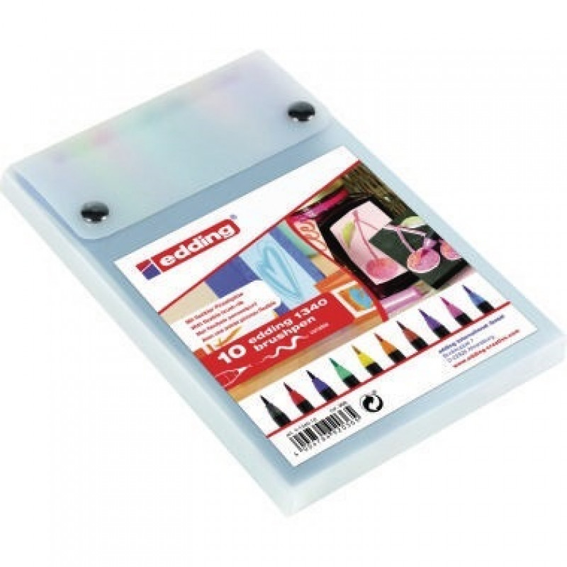 edding brushpen 1340 4-1340-10 f. sortiert 10 St./Pack.