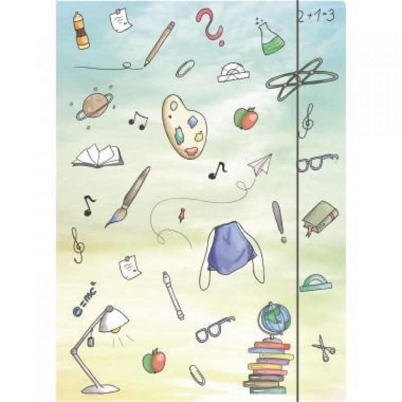 RNK Zeichenmappe Schooldoodle 46308 DIN A4 240x330mm Gummizug Karton RNK Zeichenmappe Schooldoodle 46308 DIN A4 240x330mm Gummizug Karton