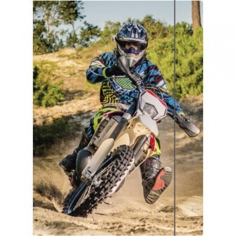 RNK Zeichenmappe Motocross 46309 DIN A4 240x330mm Gummizug Karton RNK Zeichenmappe Motocross 46309 DIN A4 240x330mm Gummizug Karton