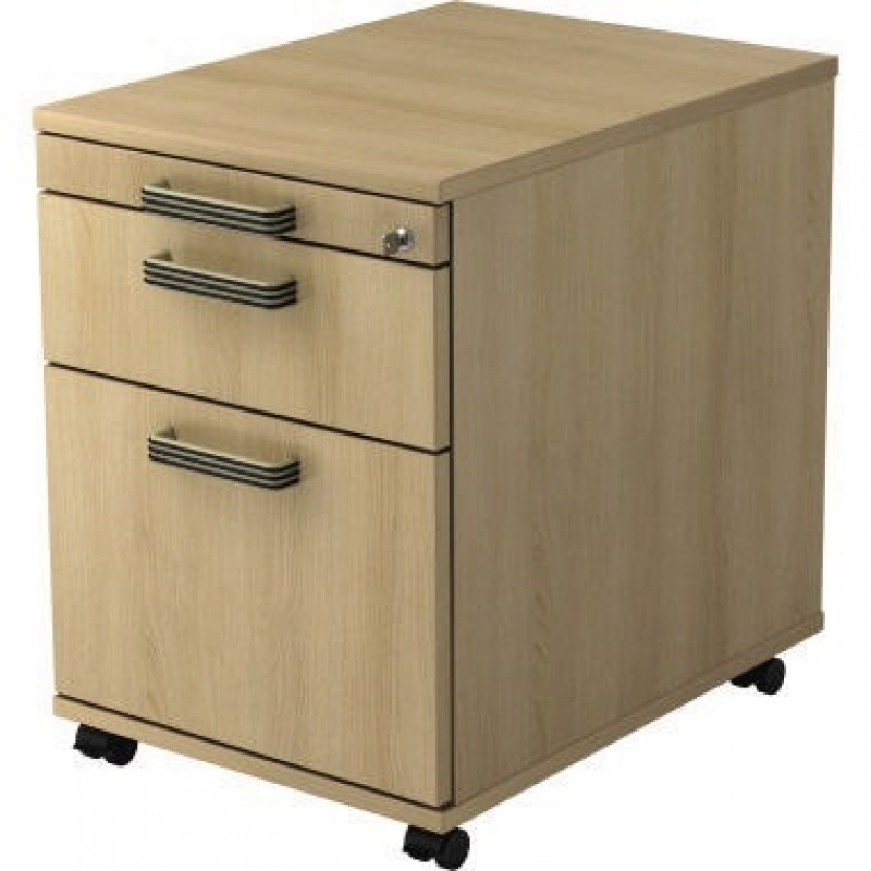 Hammerbacher Rollcontainer Solid VAC20/E/E/SG eiche/eiche Hammerbacher Rollcontainer Solid VAC20/E/E/SG eiche/eiche