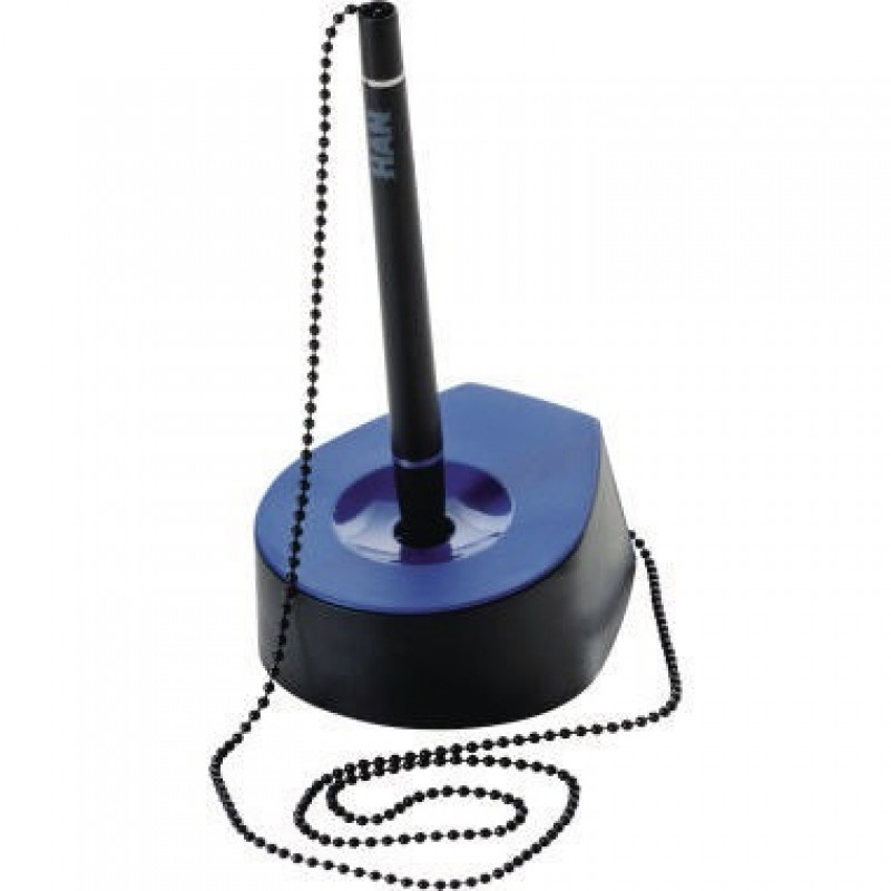 HAN Kugelschreiberständer SALSA 1770-34 +Kette schwarz/blau HAN Kugelschreiberständer SALSA 1770-34 +Kette schwarz/blau