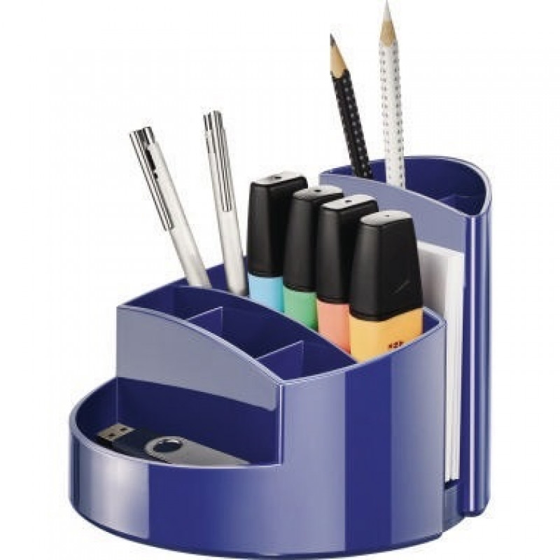 HAN Köcher RONDO 17460-14 9Fächer Polystyrol blau HAN Köcher RONDO 17460-14 9Fächer Polystyrol blau