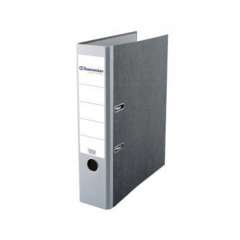 Soennecken Ordner 3325 DIN A4 80mm Pappe grau Soennecken Ordner 3325 DIN A4 80mm Pappe grau