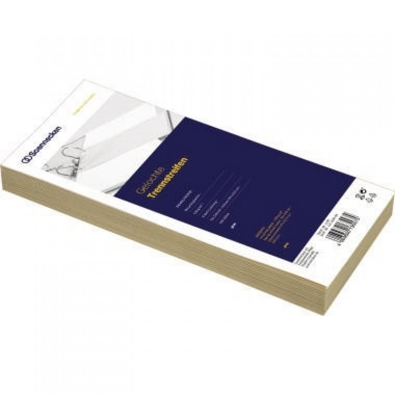 Soennecken Trennstreifen 1597 10,5x24cm grau 100 St./Pack.