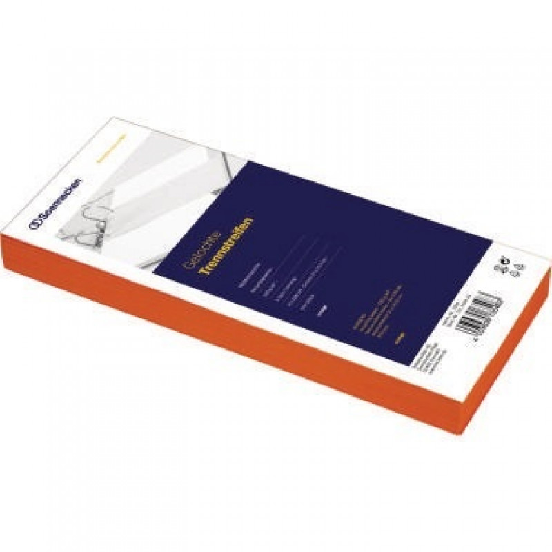 Soennecken Trennstreifen 1594 10,5x24cm orange 100 St./Pack.