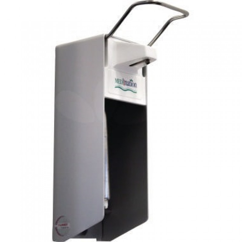 Desinfektionsspender E26A/25 Edelstahlpumpe 500ml silber Desinfektionsspender E26A/25 Edelstahlpumpe 500ml silber