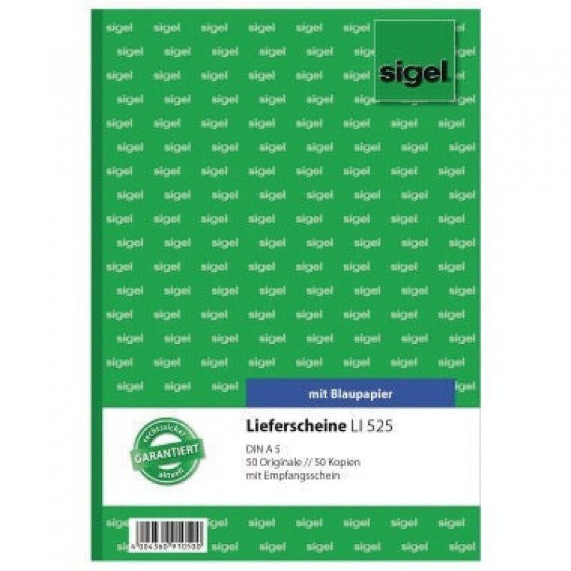 Sigel Lieferschein LI525 DIN A5 2x50Blatt Sigel Lieferschein LI525 DIN A5 2x50Blatt
