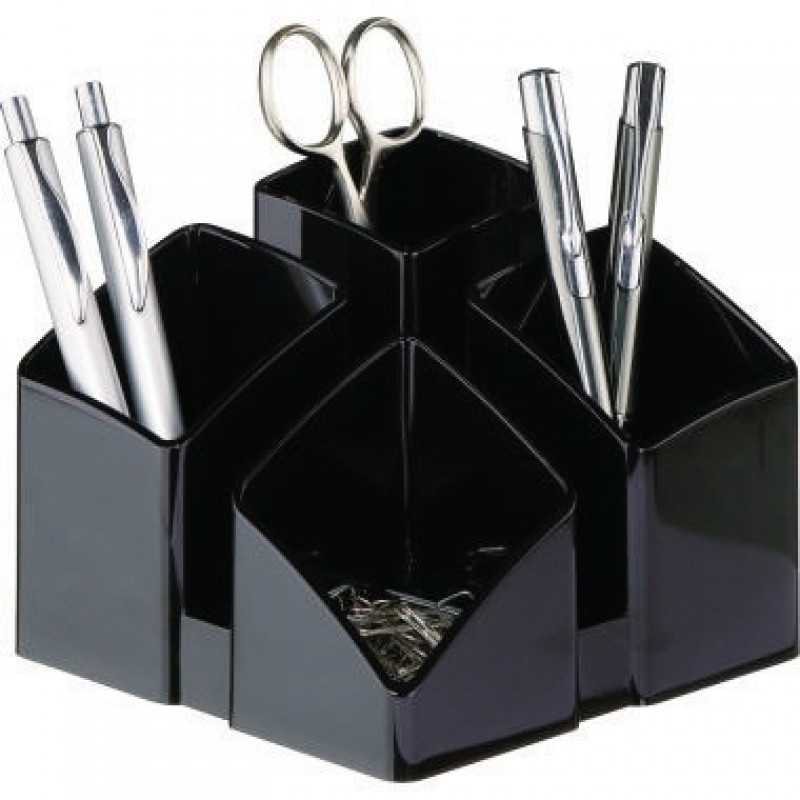 HAN Schreibtischköcher SCALA 17450-13 4Fächer schwarz HAN Schreibtischköcher SCALA 17450-13 4Fächer schwarz