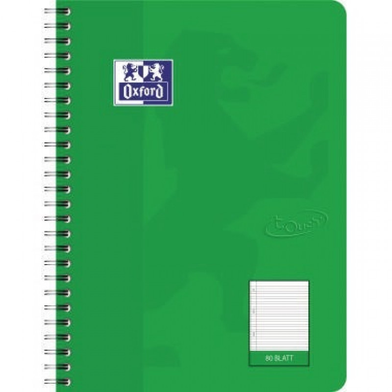 Oxford Collegeblock Touch 400086493 L27 liniert grasgr Oxford Collegeblock Touch 400086493 L27 liniert grasgr