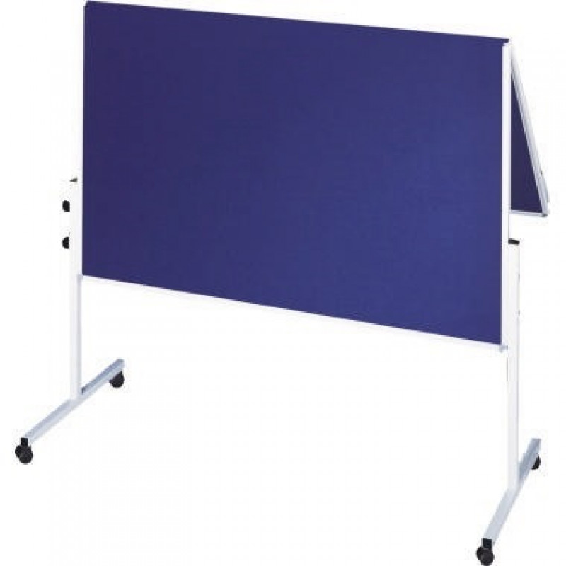 Soennecken Moderationswand 4869 klappbar Filz blau inkl. Rollen Soennecken Moderationswand 4869 klappbar Filz blau inkl. Rollen