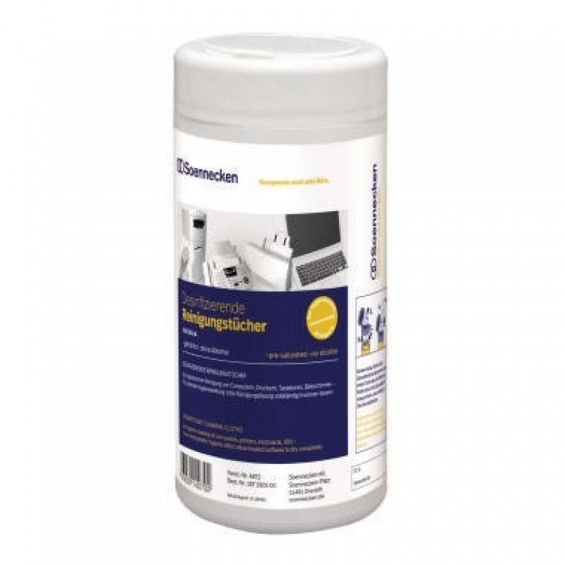 Soennecken Reinigungstuch 4872 desinfizierend 100 St./Pack. Soennecken Reinigungstuch 4872 desinfizierend 100 St./Pack.