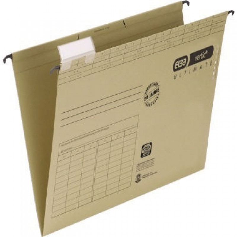 ELBA Hängemappe vertic ULTIMATE 100331249 DIN A4 Karton naturbraun