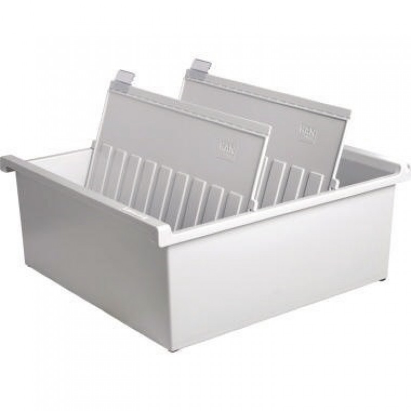 HAN Karteitrog 954-0-11 DIN A4 quer max. 1300Karten lichtgrau HAN Karteitrog 954-0-11 DIN A4 quer max. 1300Karten lichtgrau