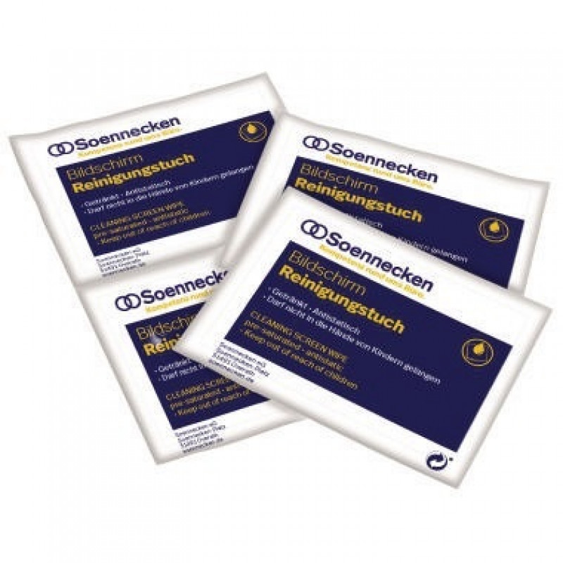 Soennecken Bildschirmreinigungstuch 4838 feucht/trocken 20 St./Pack. Soennecken Bildschirmreinigungstuch 4838 feucht/trocken 20 St./Pack.