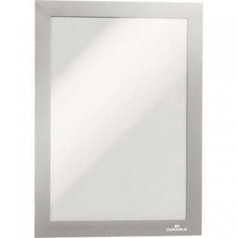DURABLE Magnetrahmen DURAFRAME 487123 DIN A5 silber 2 St./Pack. DURABLE Magnetrahmen DURAFRAME 487123 DIN A5 silber 2 St./Pack.