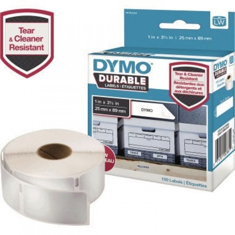 DYMO Thermoetikett 1976200 25x89mm ws 100 St./Rl. DYMO Thermoetikett 1976200 25x89mm ws 100 St./Rl.