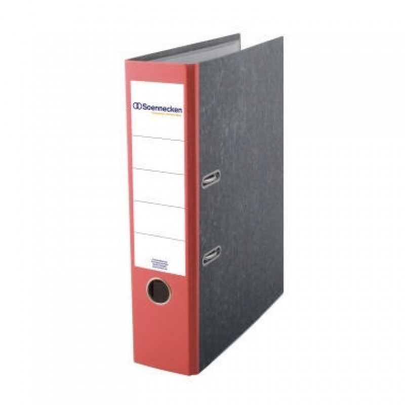Soennecken Ordner 3322 DIN A4 80mm Pappe rot Soennecken Ordner 3322 DIN A4 80mm Pappe rot