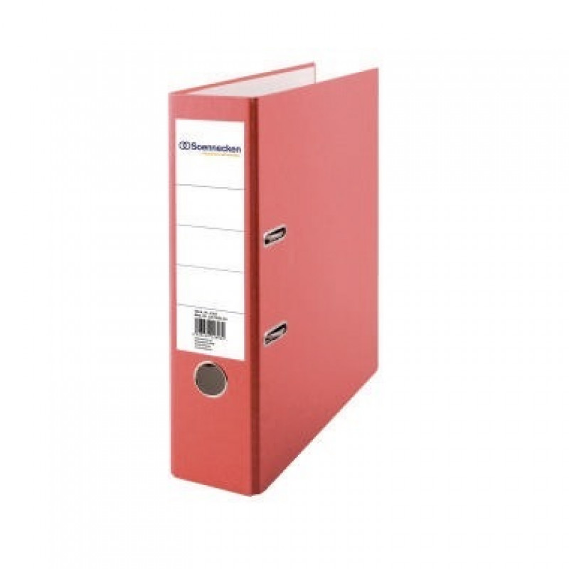 Soennecken Ordner 3357 DIN A4 80mm Papierbezug rot Soennecken Ordner 3357 DIN A4 80mm Papierbezug rot