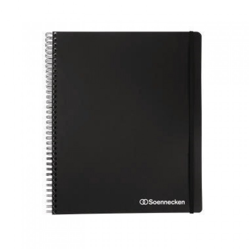 Soennecken Officebook 2352 DIN A4+ 90g 80Bl. Gummizug 3Register kar. Soennecken Officebook 2352 DIN A4+ 90g 80Bl. Gummizug 3Register kar.