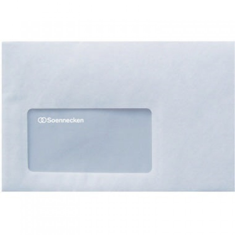 Soennecken Briefhülle 1332 C6 mF sk weiß 25 St./Pack. Soennecken Briefhülle 1332 C6 mF sk weiß 25 St./Pack.