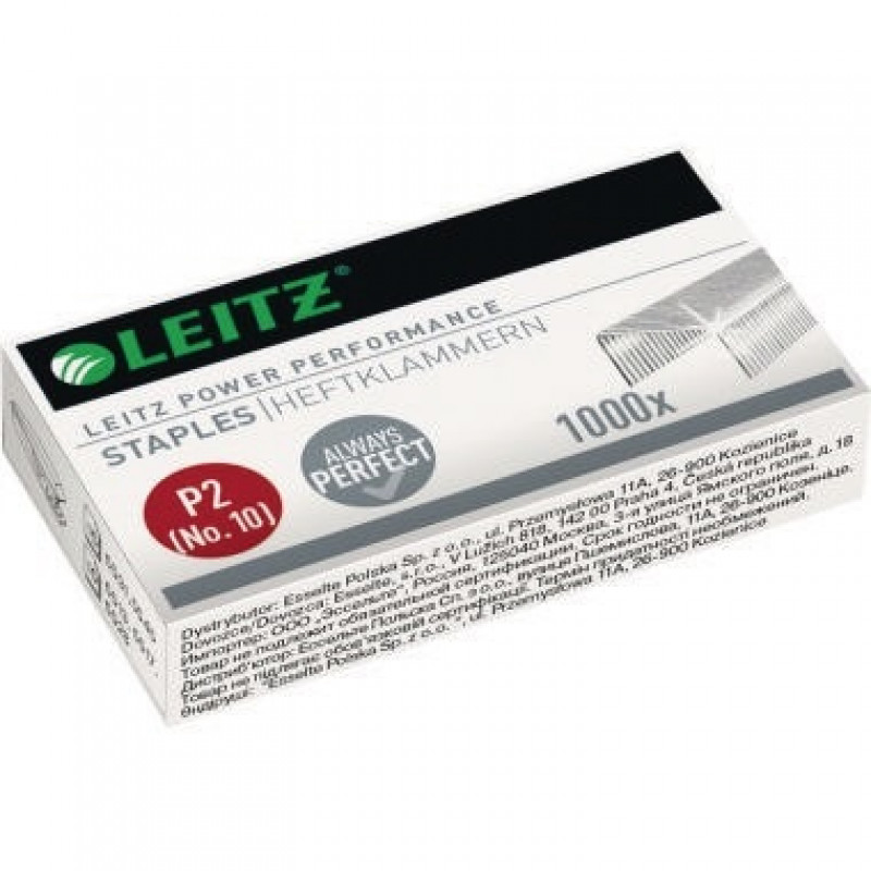 Leitz Heftklammer Nr.10 55770000 10Blatt verzinkt 1.000 St./Pack.