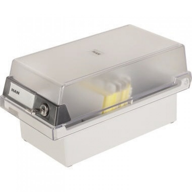 HAN Karteikasten 967-S-631 DIN A7 max. 800Karten PS lichtgrau HAN Karteikasten 967-S-631 DIN A7 max. 800Karten PS lichtgrau