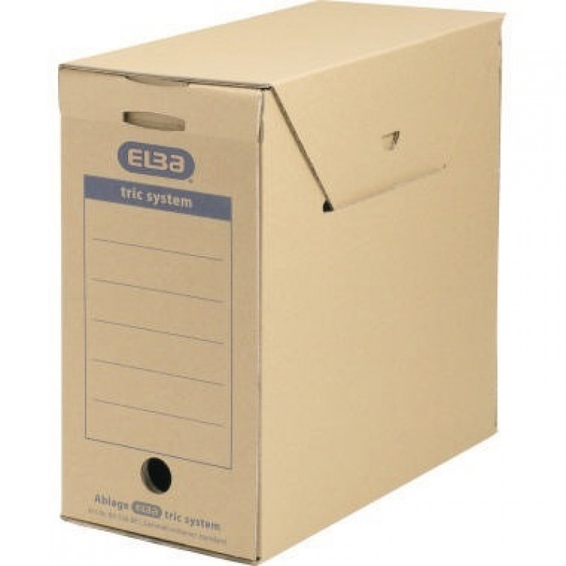 ELBA Archivbox tric system 100421091 für DIN A4 naturbraun ELBA Archivbox tric system 100421091 für DIN A4 naturbraun