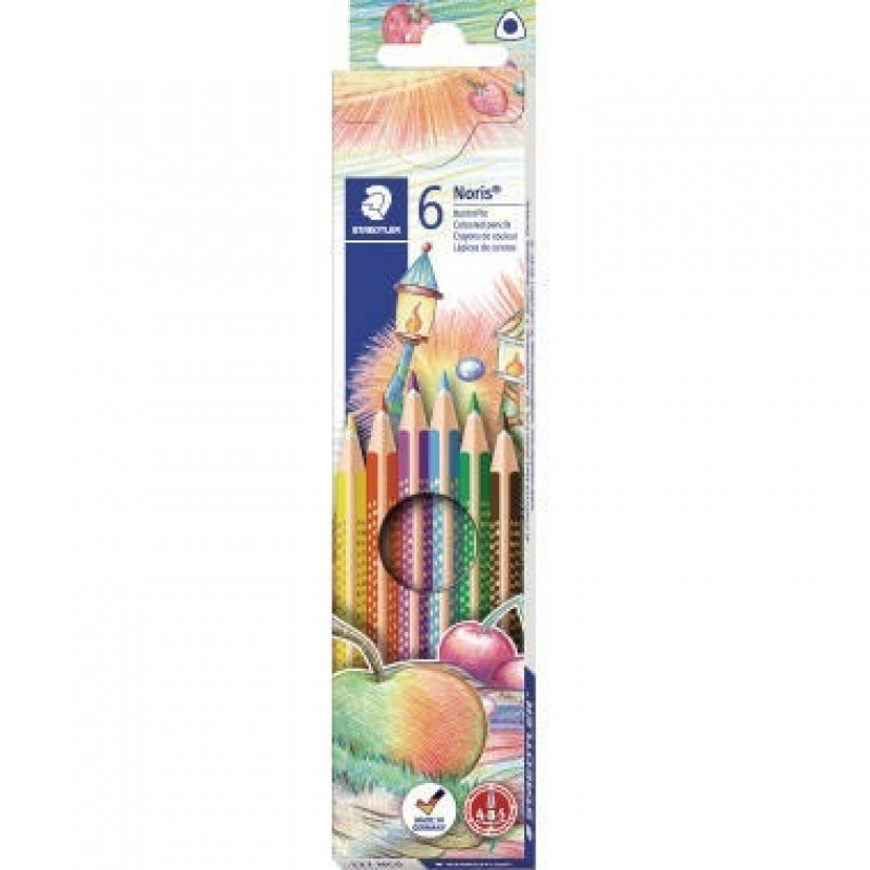 STAEDTLER Farbstift Noris Club 127 NC6 3mm sortiert 6 St./Pack. STAEDTLER Farbstift Noris Club 127 NC6 3mm sortiert 6 St./Pack.