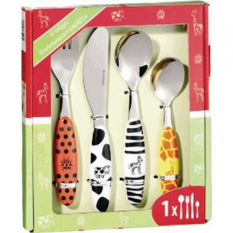 Esmeyer Kinderbesteck SAFARI 199-351 4tlg. Edelstahl poliert Esmeyer Kinderbesteck SAFARI 199-351 4tlg. Edelstahl poliert