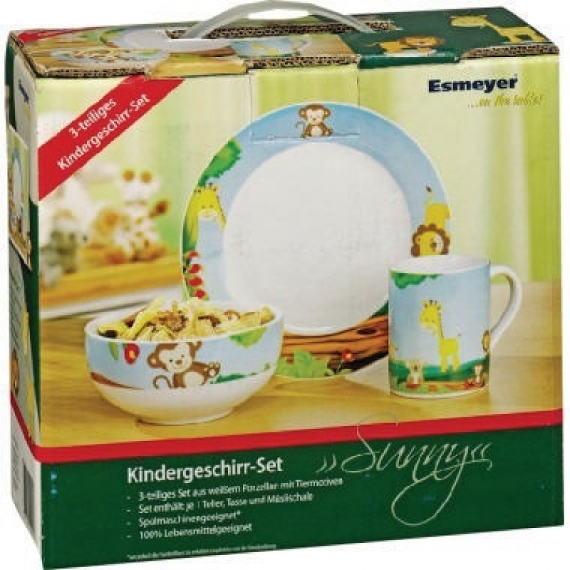 Esmeyer Kindergeschirr SUNNY 302-065 3tlg. Porzellan