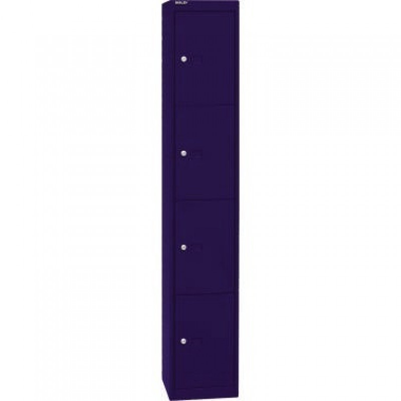 Bisley Garderobenschrank Office CLK124639 4Fächer oxfordblau