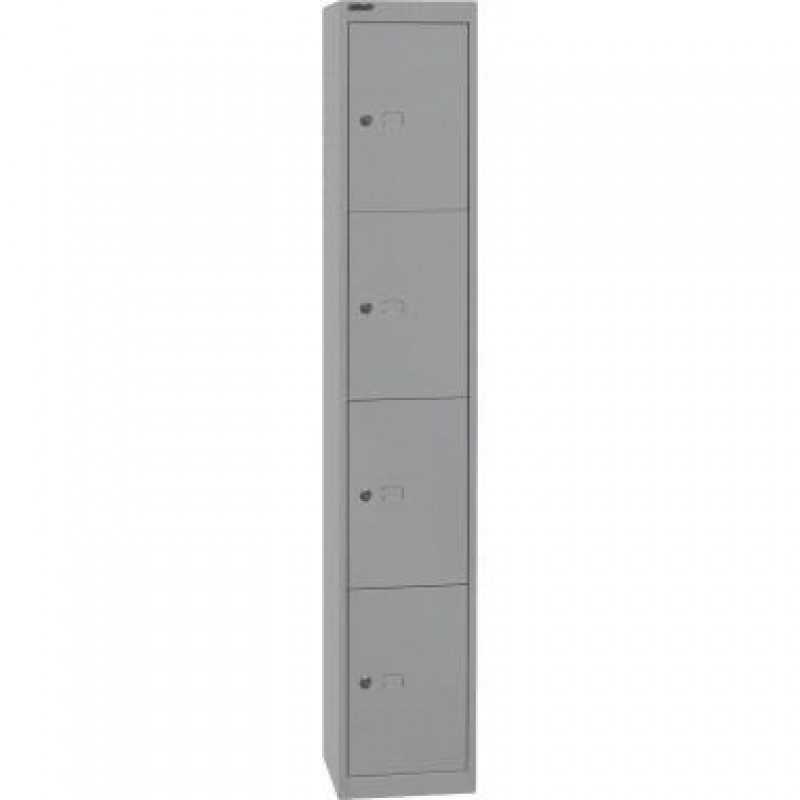 Bisley Garderobenschrank Office CLK124355 4Fächer silber Bisley Garderobenschrank Office CLK124355 4Fächer silber