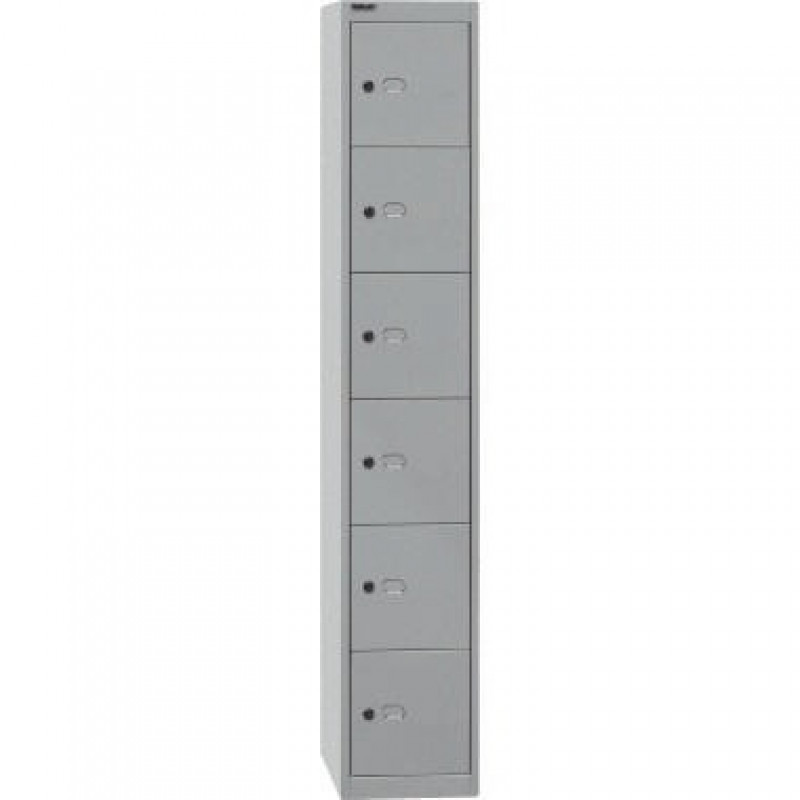 Bisley Schließfachsystem Office CLK126355 6Fächer silber