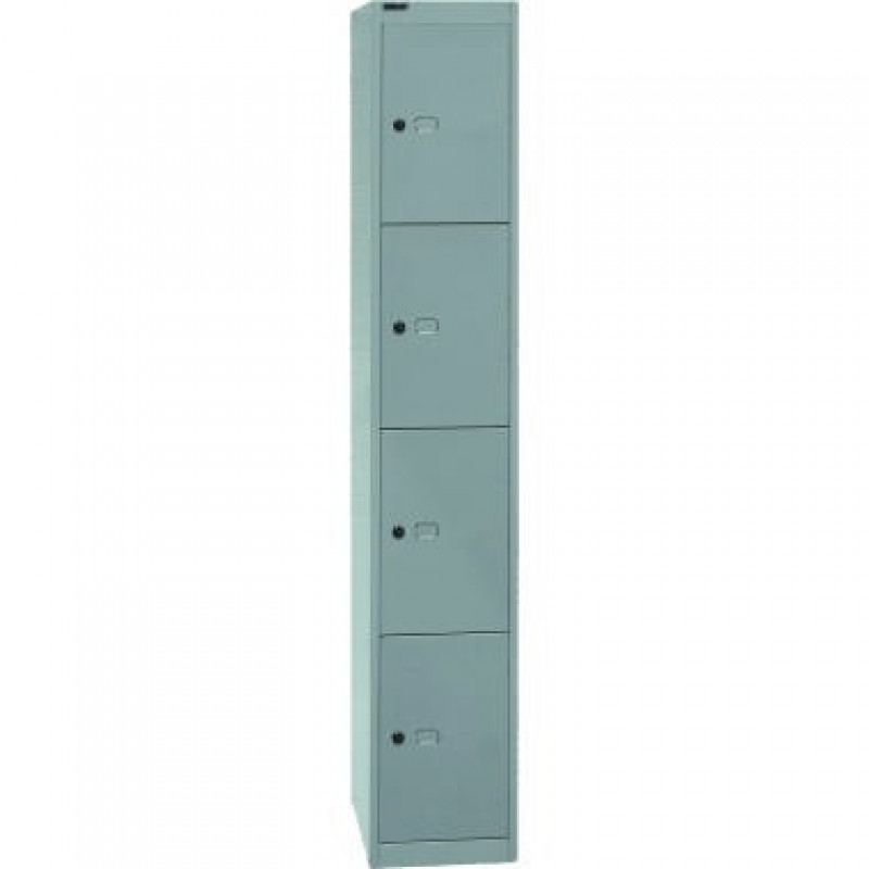 Bisley Garderobenschrank Office CLK184355 4Fachböden silber Bisley Garderobenschrank Office CLK184355 4Fachböden silber